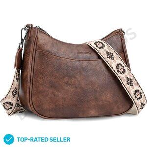 Brand New APHISON Shoulder Bag Brown Crossbody Trendy